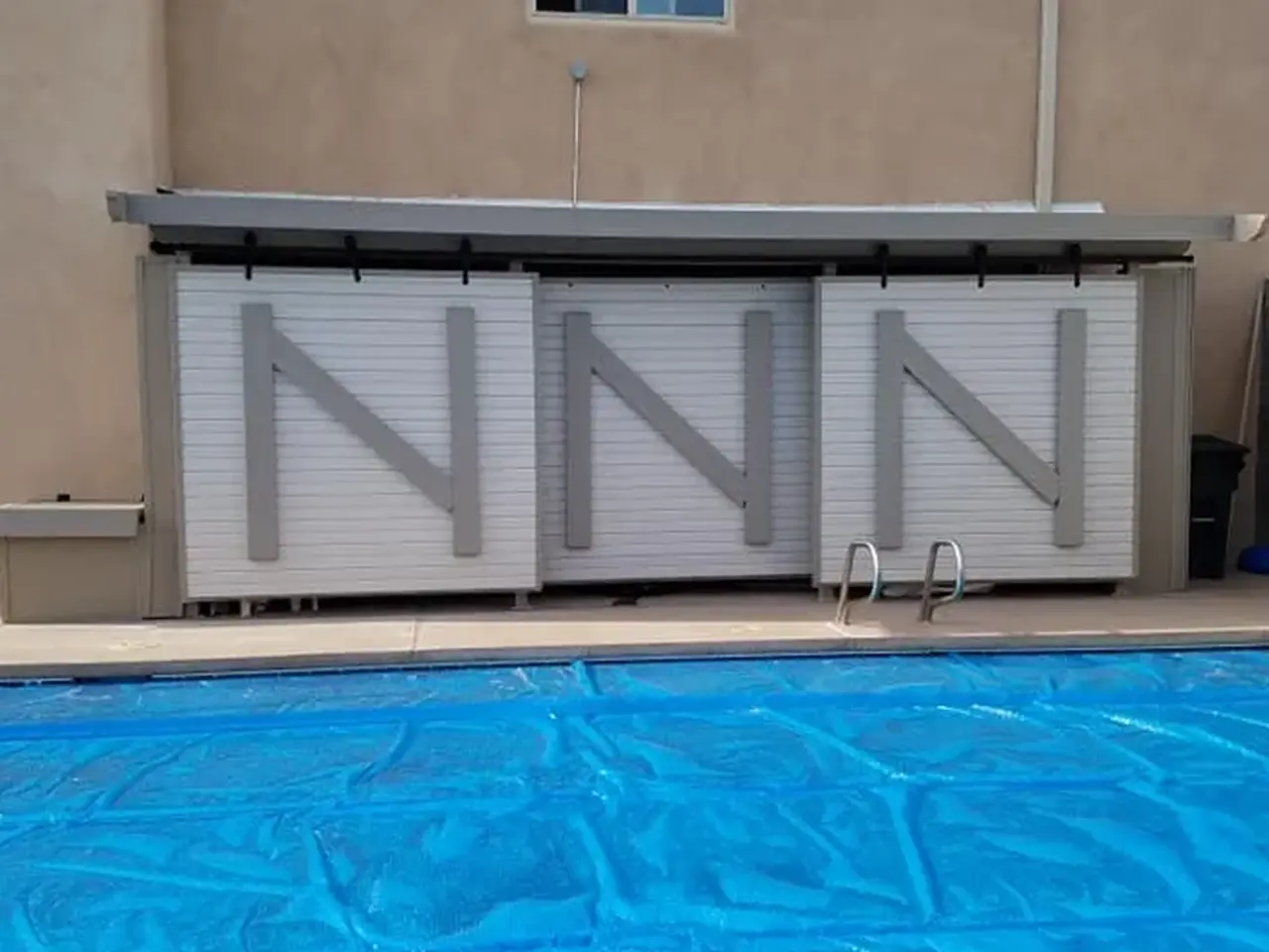 Pool Equipment Cover & Storage completed project